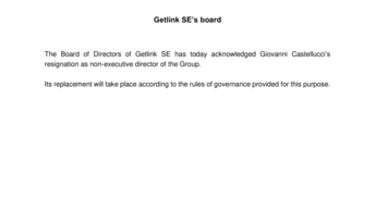 Getlink SE’s board