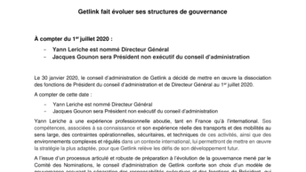 Getlink fait évoluer ses structures de gouvernance
