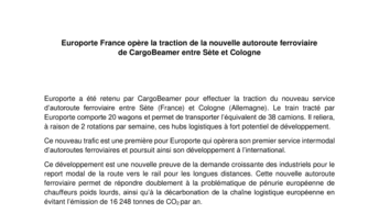 Europorte opère la traction de la nouvelle autoroute ferroviaire de CargoBeamer entre Sète et Cologne.pdf