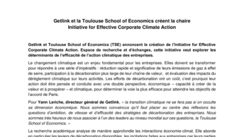 Getlink et la Toulouse School of Economics créent la chaire Initiative for Effective Corporate Climate Action.pdf
