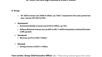 Q1 2023, All-time high revenue at €506.9 million.pdf