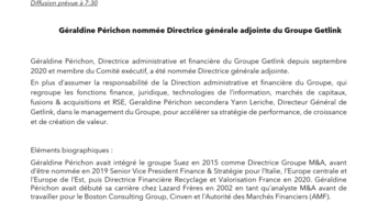 Géraldine Périchon nommée Directrice générale adjointe
