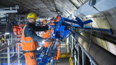 ElecLink: preparatory works in the Tunnel