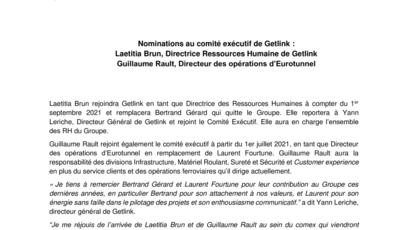 Nominations au comité exécutif de Getlink