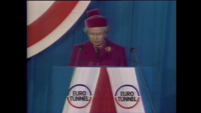 09 - Discours de Sa Majesté la reine Elizabeth II lors de l’inauguration officielle du tunnel sous la Manche – 6 Mai 1994, Eurotunnel, Coquelles, 13h20 (heure locale)