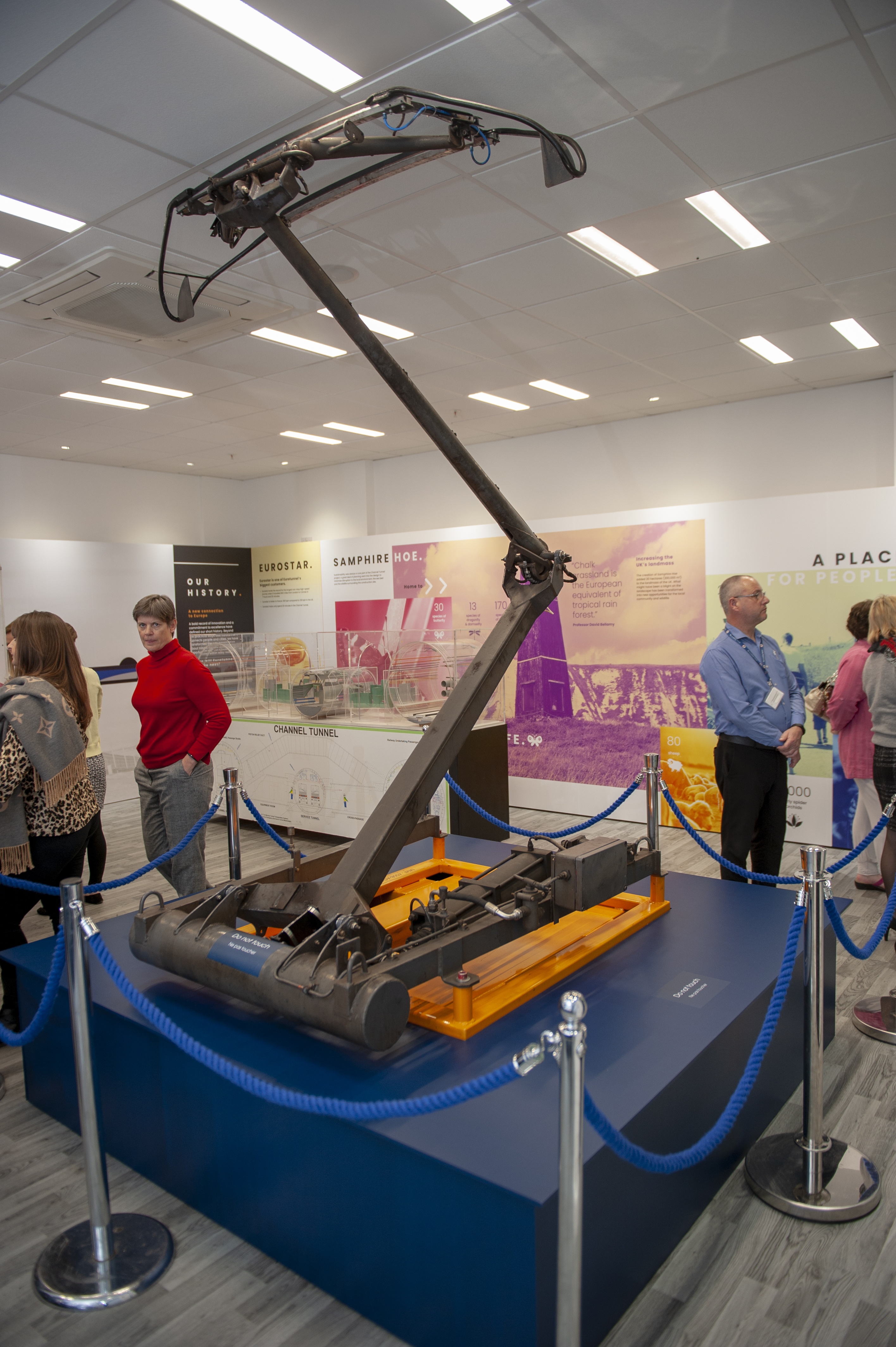 Eurotunnel inaugure son « history room » sur son terminal de Folkestone