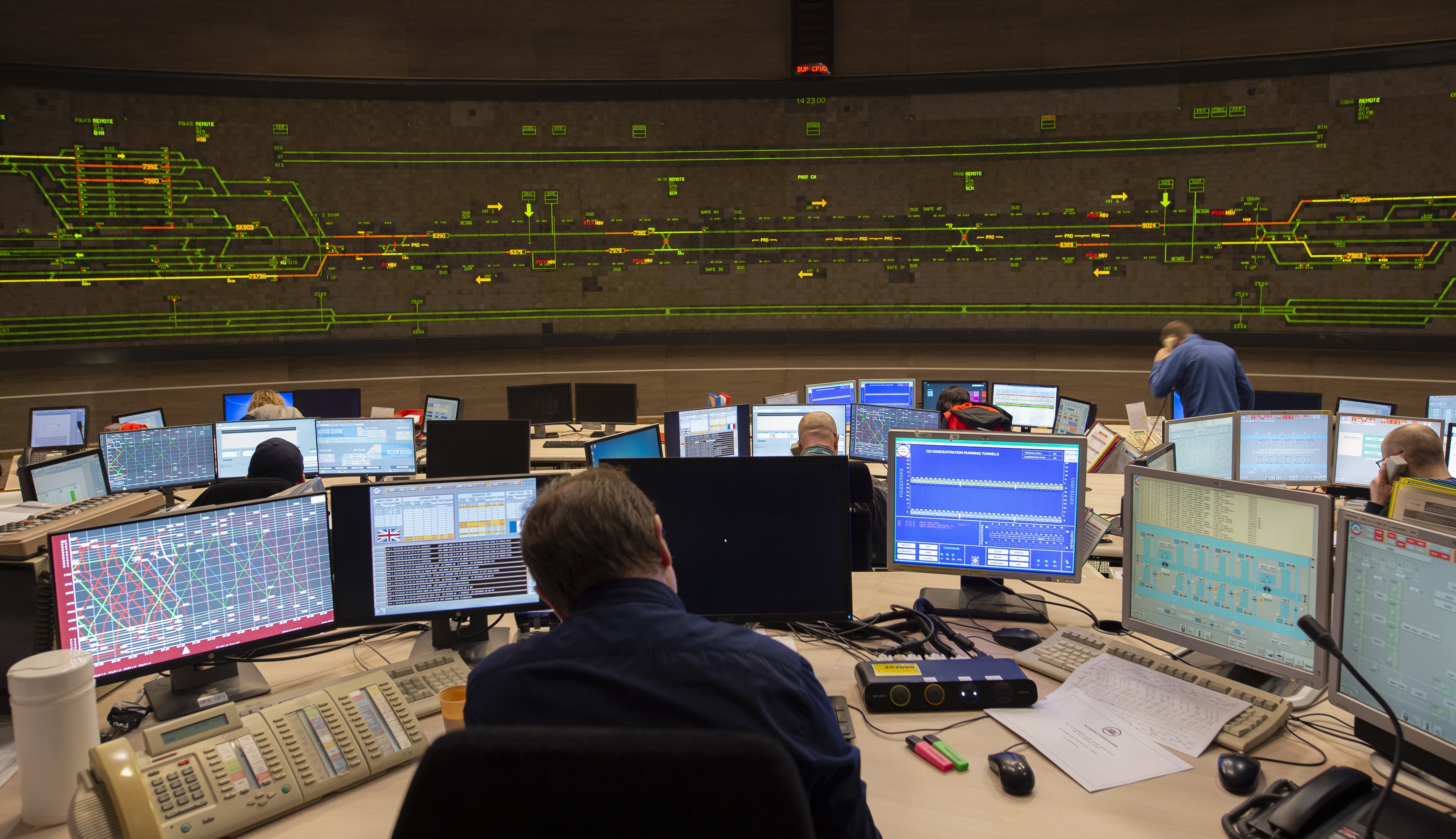 Les centres de contrôle ferroviaire (RCC)