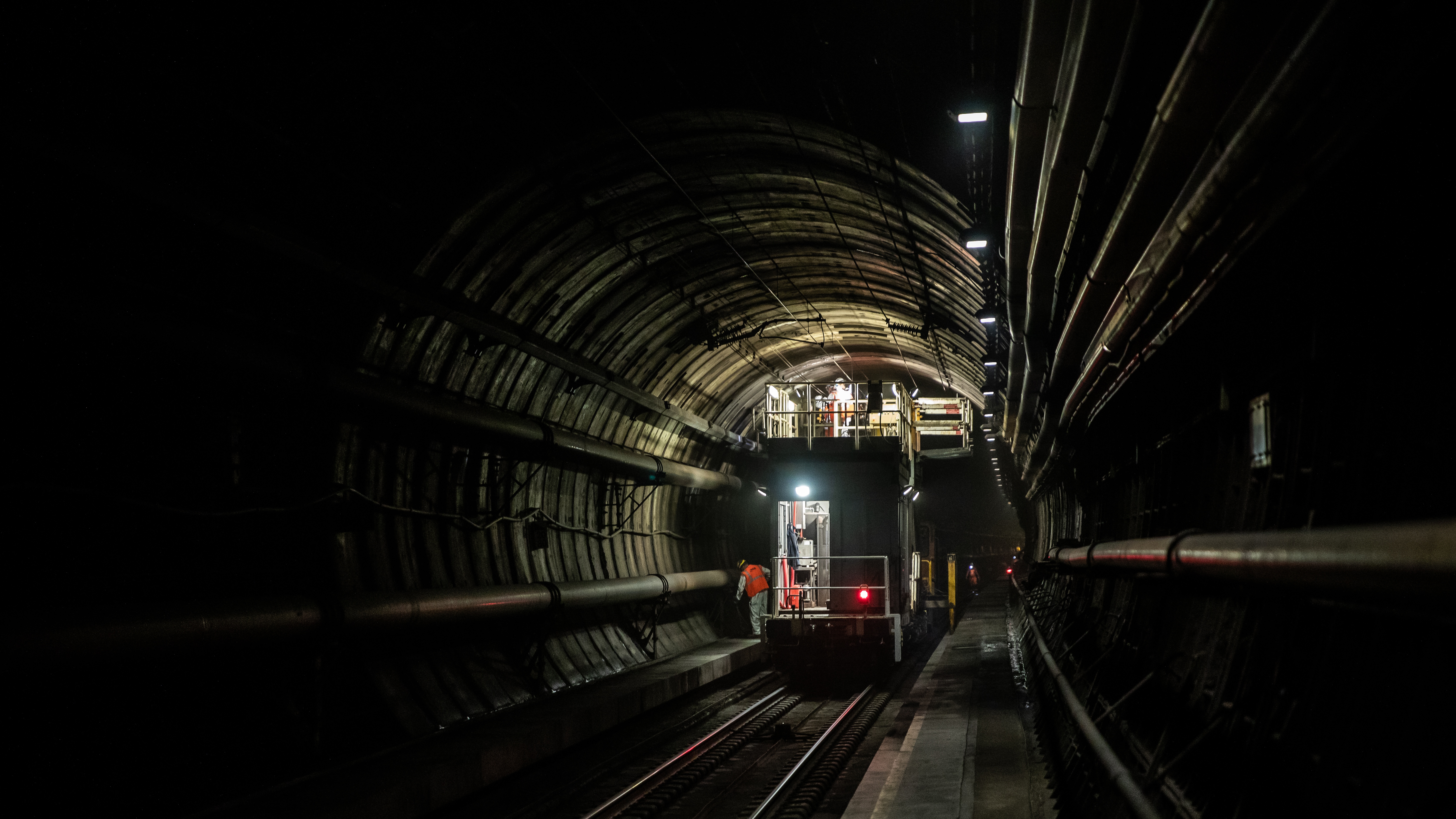 Opérations de maintenance du tunnel sous la Manche