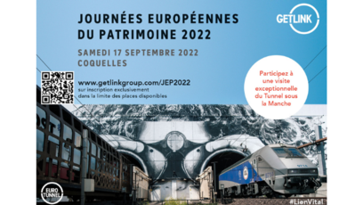 Journées Européennes du Patrimoine 2022 : Getlink propose une immersion exceptionnelle dans les coulisses du Tunnel sous la Manche
