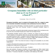 Communiqué Groupama Immobilier - Cession 21 François Premier.pdf