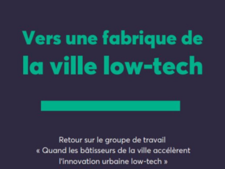 Vers une fabrique de la ville low-tech