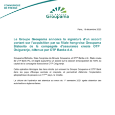 CP Groupama Signature accord d'acquisition en Croatie