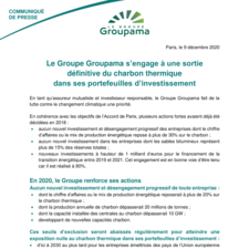 CP Groupama Politique Charbon