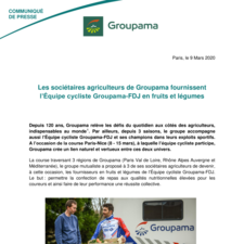 COMMUNIQUÉ GROUPAMA – LES SOCIÉTAIRES AGRICULTEURS DE GROUPAMA FOURNISSENT L’ÉQUIPE CYCLISTE GROUPAMA-FDJ.pdf