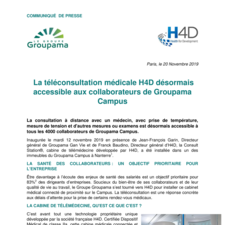 CP LA TÉLÉCONSULTATION MÉDICALE H4D DÉSORMAIS ACCESSIBLE AUX COLLABORATEURS DE GROUPAMA CAMPUS.pdf