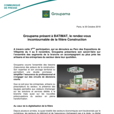 COMMUNIQUÉ DE PRESSE – GROUPAMA, PRÉSENT À BATIMAT, LE RENDEZ-VOUS INCONTOURNABLE DE LA FILIÈRE CONSTRUCTION.pdf