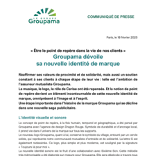 CP GROUPAMA_Nouvelle identité de marque