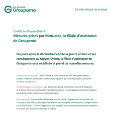CP Groupama_Mesures Mutuaide face au conflit Moyen-Orient