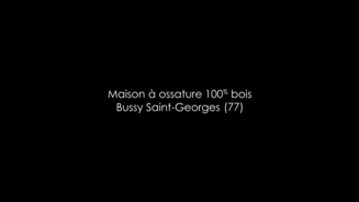 BUSSY-ST-GEORGES_Maison ossature bois_timelapse construction