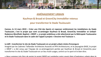 Kaufman & Broad et GreenCity Immobilier retenus pour transformer le Stade Toulousain