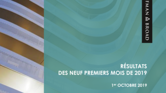 Présentation de résultats des neuf premiers mois de l'exercice 2019