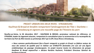Kaufman & Broad et Stradim remportent l’aménagement de l’îlot « Starlette » à Strasbourg