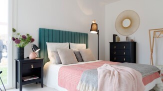BUSSY-ST-GEORGES - Maison témoin ossature bois - Chambre.JPG