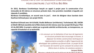 Kaufman & Broad SILVA « La Tour de Bois » choisie par le jury de Bordeaux Euratlantique pour construire l’ilot 4.9 du Bio Min.pdf