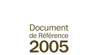 Document de référence 2005