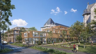 Bois-Guillaume - Le Domaine : vue depuis la rue