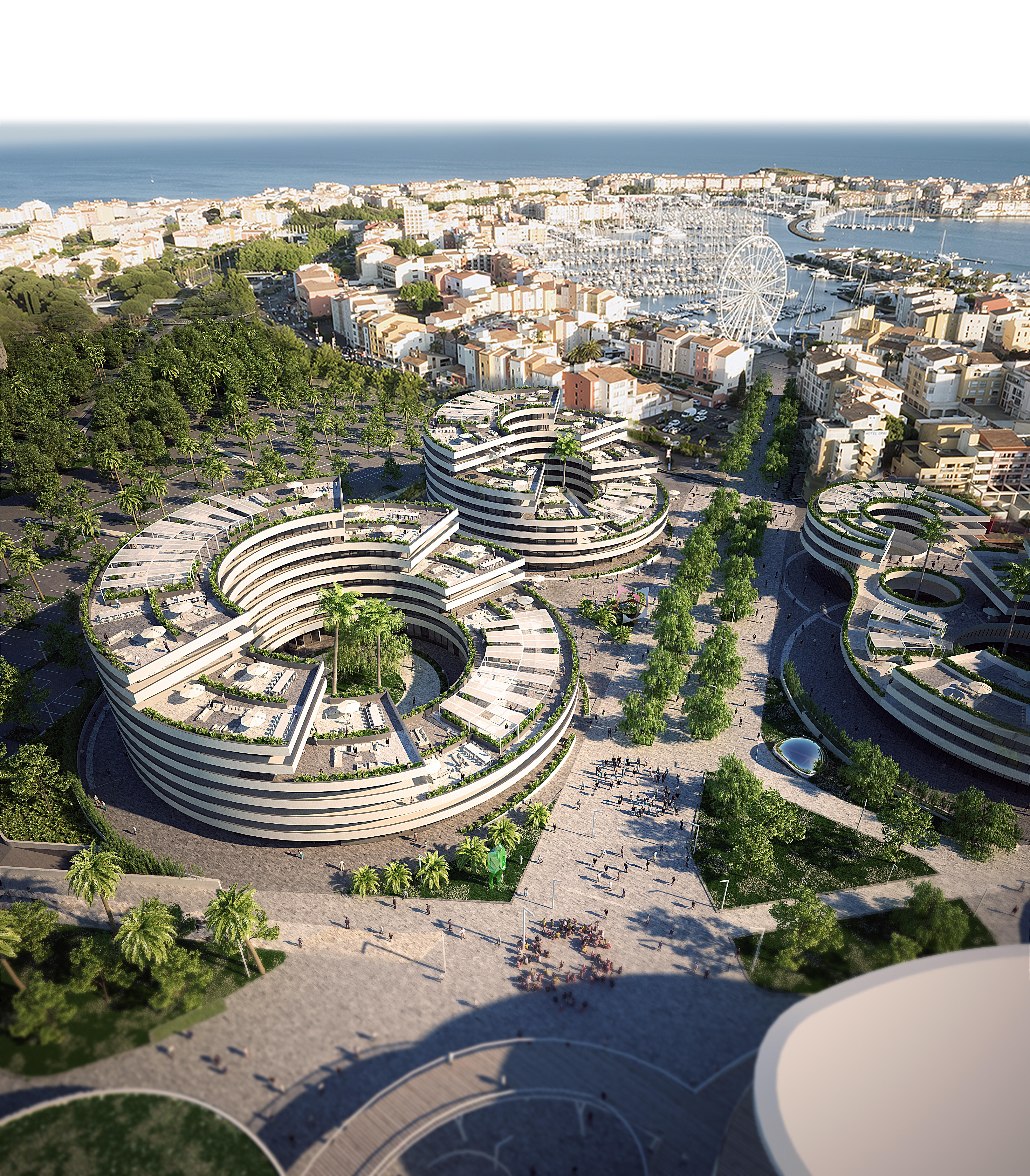CAP D'AGDE - Iconic - vue aérienne