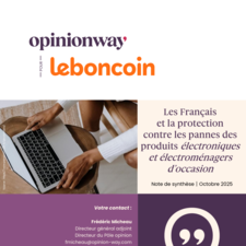 Synthèse OpinionWay pour Leboncoin - Les Français et la protection contre les pannes des produits électroniques et électroménagers d'occasion - Octobre 2025.pdf