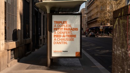 leboncoin immo est leader sur l'immobilier et compte bien le prouver à travers une campagne de communication d'envergure dans tout Paris.