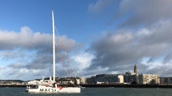 [PHOTO] L'IMOCA MACSF arrive au Havre le 18/10/2019