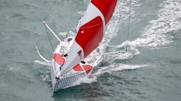 Transat Jacques Vabre -l' IMOCA MACSF le jour du départ