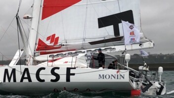 [PHOTO] Isabelle Joschke et Morgan Lagravière quitte Brest pour Lorient