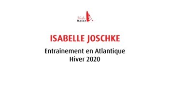 [VIDEO] Entraînement d'Isabelle Joschke dans l'Atlantique sur l'IMOCA MACSF - Hiver 2020
