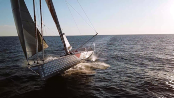 [VIDEO] L'IMOCA MACSF pendant l'entrainement