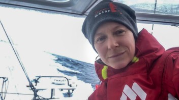 [Photo] Isabelle Joschke lors du Vendée Globe 2020