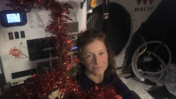 [PHOTO] Le Noël d'Isabelle Joschke à bord de MACSF