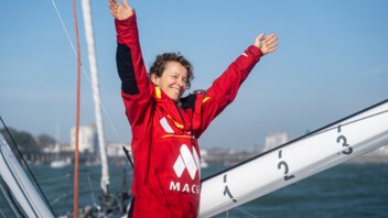 [PHOTO] Isabelle Joschke à son arrivée aux Sables d'Olonne