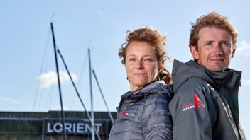 [PHOTO] Isabelle Joschke et Fabien Delahaye font équipe pour la Transat Jacques Vabre 2021