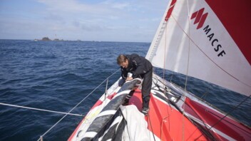 [PHOTO] Fabien Delahaye lors de la Rolex Fastnet Race