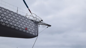 [PHOTO] La nouvelle étrave de l'IMOCA MACSF