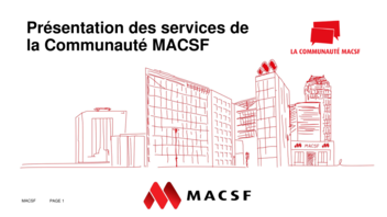 [DOSSIER PRESSE] Présentation des services Communauté MACSF