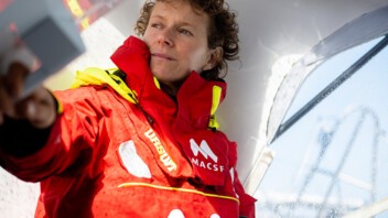 [PHOTO] Isabelle Joschke concentrée sur la Route du Rhum