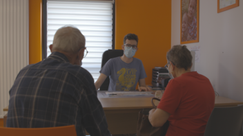 [PHOTO] Antoine, en consultation à la maison médicale