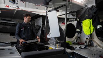 [PHOTO] Pierre Brasseur, co-skipper d'Isabelle Joschke en 2023