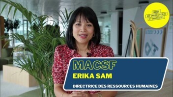 [VIDEO] Erika Sam, directrice des ressources humaine de la  MACSF : « N'ayez pas peur de l'assurance »