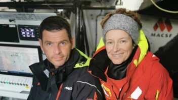 [PHOTO] Isabelle Joschke et Pierre Brasseur au départ de Lorient